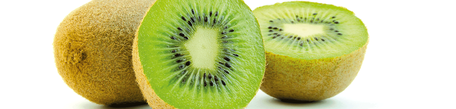 Daily dose of Healthy � - Green or Yellow Kiwi? ___ They both deliver about  the same amount of energy (45 kcal per medium kiwi). The only differences  are they vitamin C